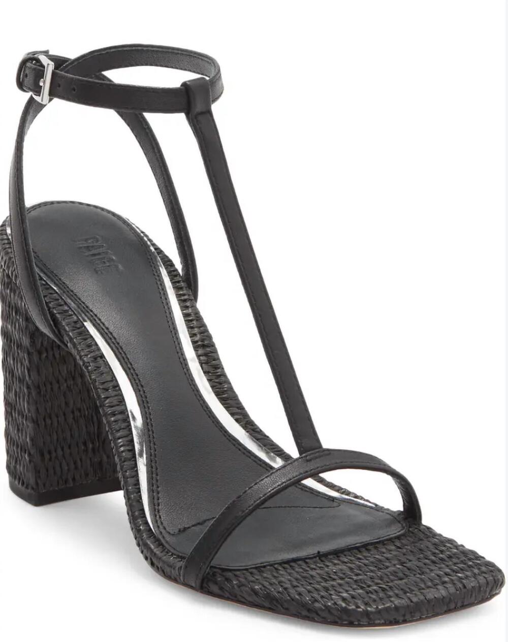 NEW PAIGE women's barrett heels in black
